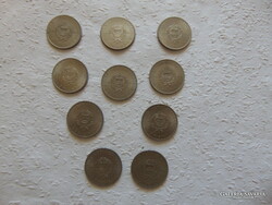 10 darab nikkel 5 forint 1967 LOT !
