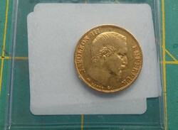 Gold 20 francs 1855 d iii. Napoleon !! Lyon beat! Rare! Also for investment!