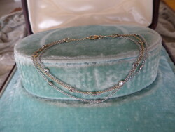 Gold bracelet / bracelet in yellow and white gold