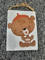 Retro teddy bear wall decoration