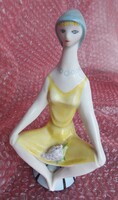 Demeter figure by Zsolnay - designed by Janos the Turk