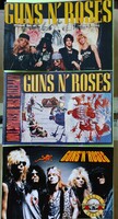 3 db Guns'N'Roses fotókártya