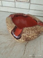 Cracked glazed lake head ashtray for sale!