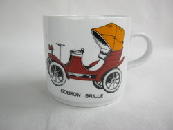 Lowland porcelain veteran car mug