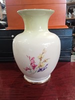Hollóháza porcelain vase, 16 cm high, perfect piece.