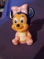 Retro flea market bazaar disney minnie mouse rubber figure according to the pictures