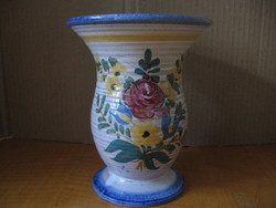 Handmade floral haban ceramic vase
