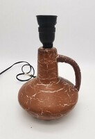 Kerezsi pearl retro ceramic lamp 1., Lamp body, marked, 18 cm of the ceramic + 6.5 cm socket