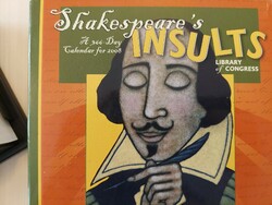 Shakespeare's Insults, calendar, Shakespeare idézetek inzultusokkal, káromkodásokkal minden napra
