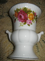 Cottage rose vase
