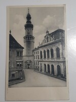 Sopron postcard 1934 city tower with the loyalty gate