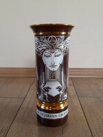 Ritka barna hollóházi Szász Endre Forma 1 porcelán váza
