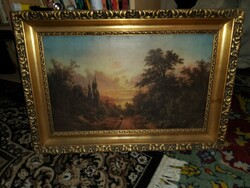 Nice framed painting (only with personal collection in Budapest) from 1ft