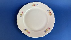 Zsolnay floral shield seal flat plate large plate