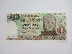 Unc 50 Pesos Argentína 1985  !!