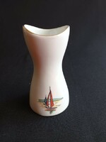 Aquincumi porcelán Balaton vitorlashajó váza