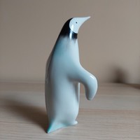 Extrém ritka gyűjtői Schrammel Imre Hollóházi pingvin figura