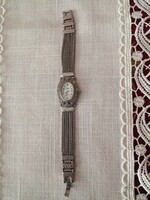 Old marcasite women's collezio bracelet watch - goldsmith work