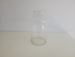 Régi vintage 6 literes nagy méretű befőttes dunsztos üveg