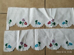 Embroidered shelves, tablecloth, needlework 2 pieces for sale!