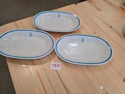 Alföldi light blue striped hot dog bowl 25.5 cm 3 pcs t928