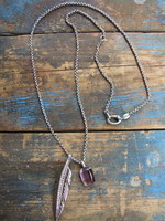 Fossil necklace with pendants (220909)