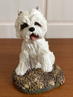 Goebel német Scottish terrier westie kutya porcelán nipp dísztárgy