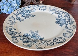 Antique 19th century mature faience plate 23.5cm boch frères ceramic