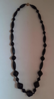 Old black onyx necklace