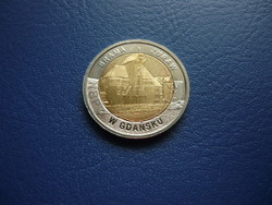 LENGYELORSZÁG 5 ZLOTY 2021 ! GDANSK DARU KAPU! BIMETÁL! RITKA! UNC!