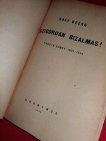 1945.Saly Dezső: Szigoruan bizalmas! FEKETE KÖNYV: 1939-1944 képek szerint ANONYMUS