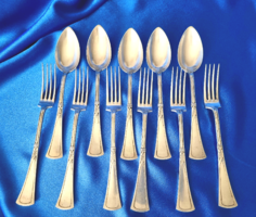 Elegant spoon and fork set. Diana