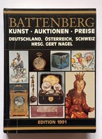 Német BATTENBERG antik és művészeti árverés katalógus 1991