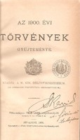 The Collection of Laws from 1900