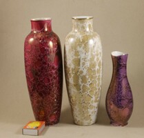 Hollóházi irizáló vázák 233
