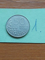 Finland 50 pennies 1991 m, polar bear 1.