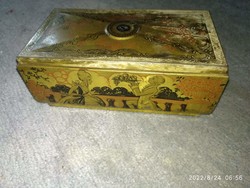 Antik Haribo Lakritzen pléh doboz régi bonbonos fémdoboz