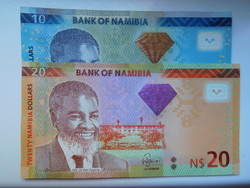 Namíbia 10-20 dollár 2013 UNC