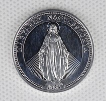 1K471 Patrona Hungariae - Magyarok Nagyasszonya ezüst érme