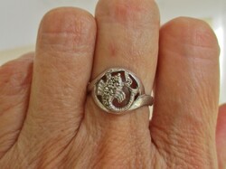 Beautiful antique marcasite silver ring