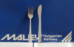 Retró Malév repülőn használt kés 12dbkés+12db villa