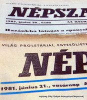 1985 október 11  /  Népszabadság  /  Régi ÚJSÁGOK KÉPREGÉNYEK MAGAZINOK Ssz.:  22941