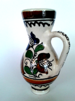 Old corundum eared jug folk wine mug jug