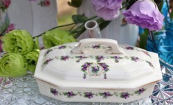 Violet soap dish