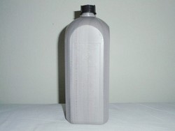 Retro hypo plastic bottle embossed inscription - dozsa mgtsz tass - 1980s