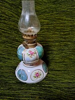 Mini porcelán  petróleum lámpa