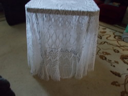 Wonderfully beautiful knitted lace tablecloth with a diameter of 160 cm