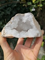Quartz geode, mineral, crystal 1.