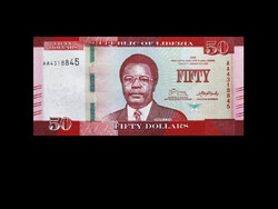 UNC - 50 DOLLÁR - LIBÉRIA - 2016 (Samuel Kanyon Doe)