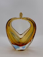 Czech glass basket - hana machowska